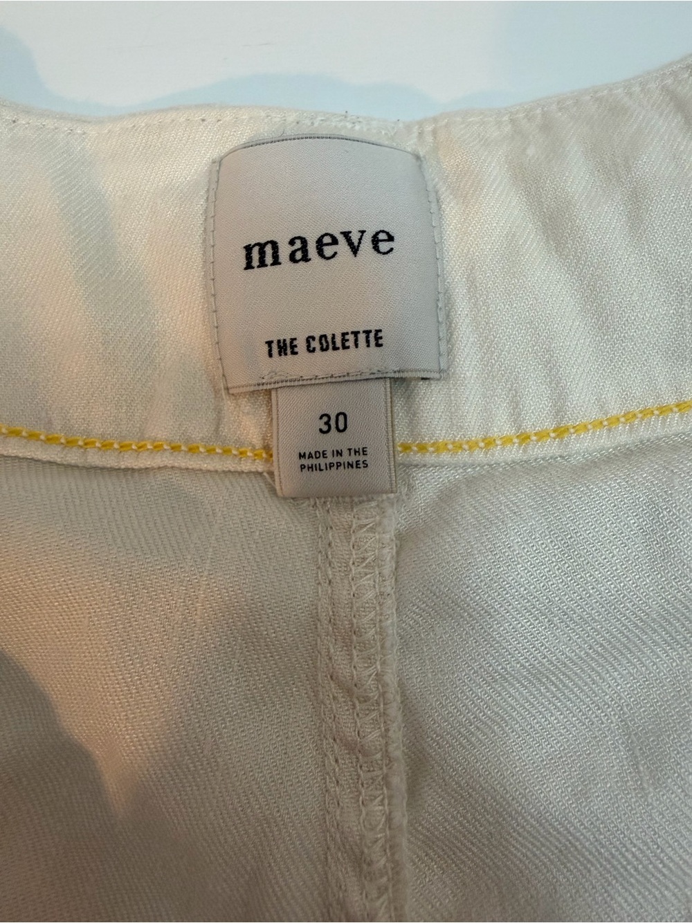 Anthropologie Maeve The Colette Linen Full Length Wide Leg Pants Cream - Picture 4 of 10